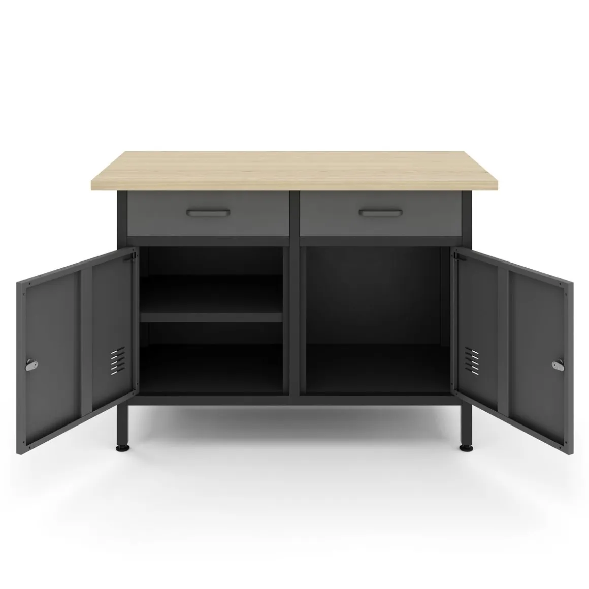 Werkbank mit Unterschrank 120 x 60 cm