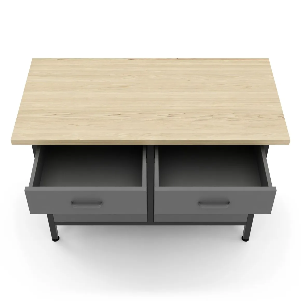 Werkbank mit Unterschrank 120 x 60 cm