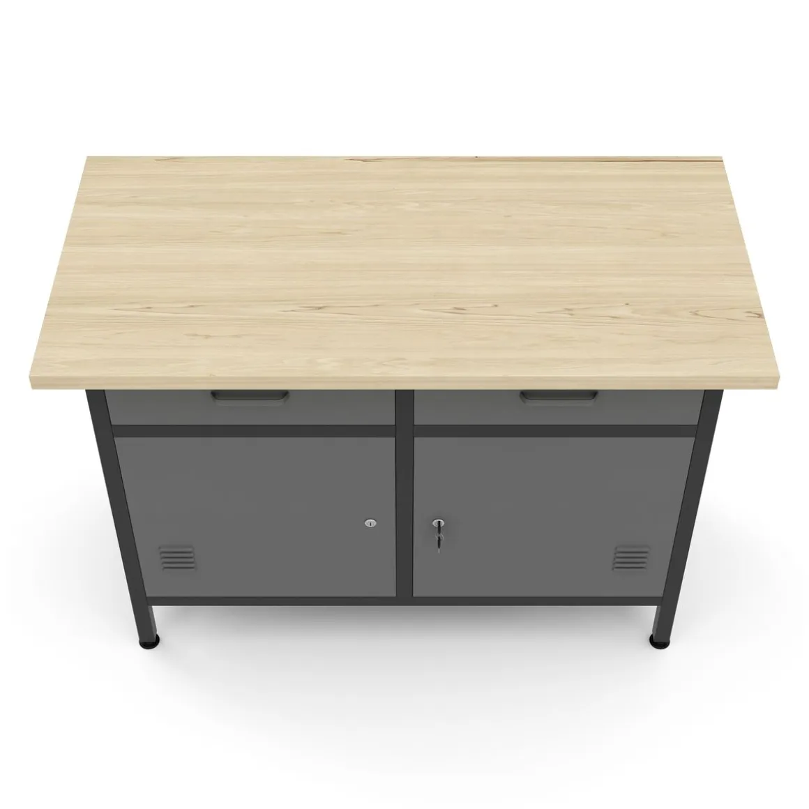 Werkbank mit Unterschrank 120 x 60 cm