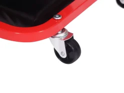 Werkstatthocker Montagerollbrett 2-in-1 schwarz
