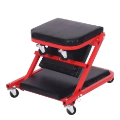 Werkstatthocker Montagerollbrett 2-in-1 schwarz