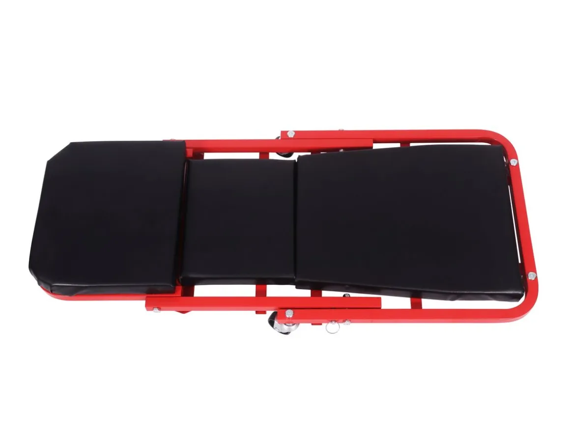 Werkstatthocker Montagerollbrett 2-in-1 schwarz