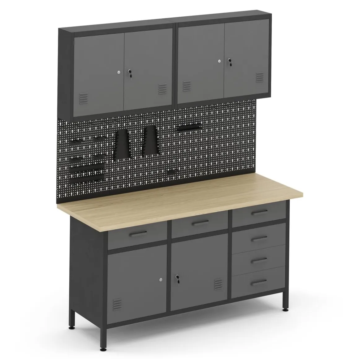 Werkstatt Set 5-teilig 160 cm