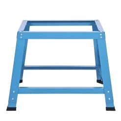 Werkstatt Untergestell Maschinenständer höhenverstellbar 87 x 71 x 55 - 87 cm blau