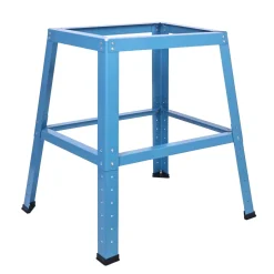 Werkstatt Untergestell Maschinenständer höhenverstellbar 87 x 71 x 55 - 87 cm blau
