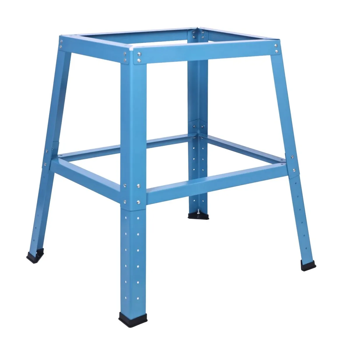 Werkstatt Untergestell Maschinenständer höhenverstellbar 87 x 71 x 55 - 87 cm blau