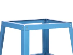 Werkstatt Untergestell Maschinenständer höhenverstellbar 87 x 71 x 55 - 87 cm blau