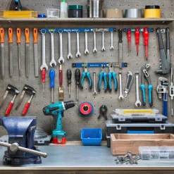 Werkzeughalter Set magnetisch 3-teilig blau/schwarz
