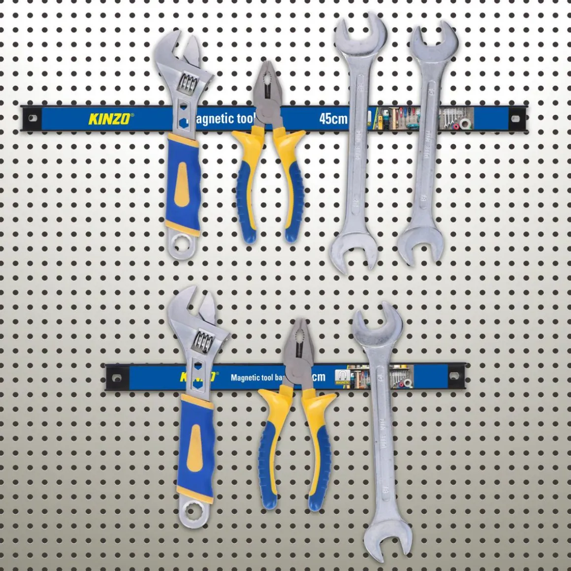 Werkzeughalter Set magnetisch 3-teilig blau/schwarz