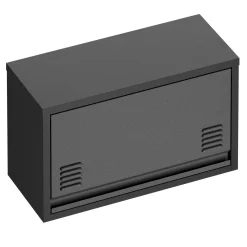 Werkzeugschrank Hängeschrank MAKSIMUS 60 x 35 cm anthrazit/schwarz