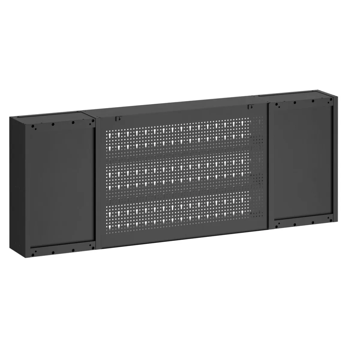 Werkzeugschrank Hängeschrank MAKSIMUS 160 x 60 cm anthrazit/schwarz