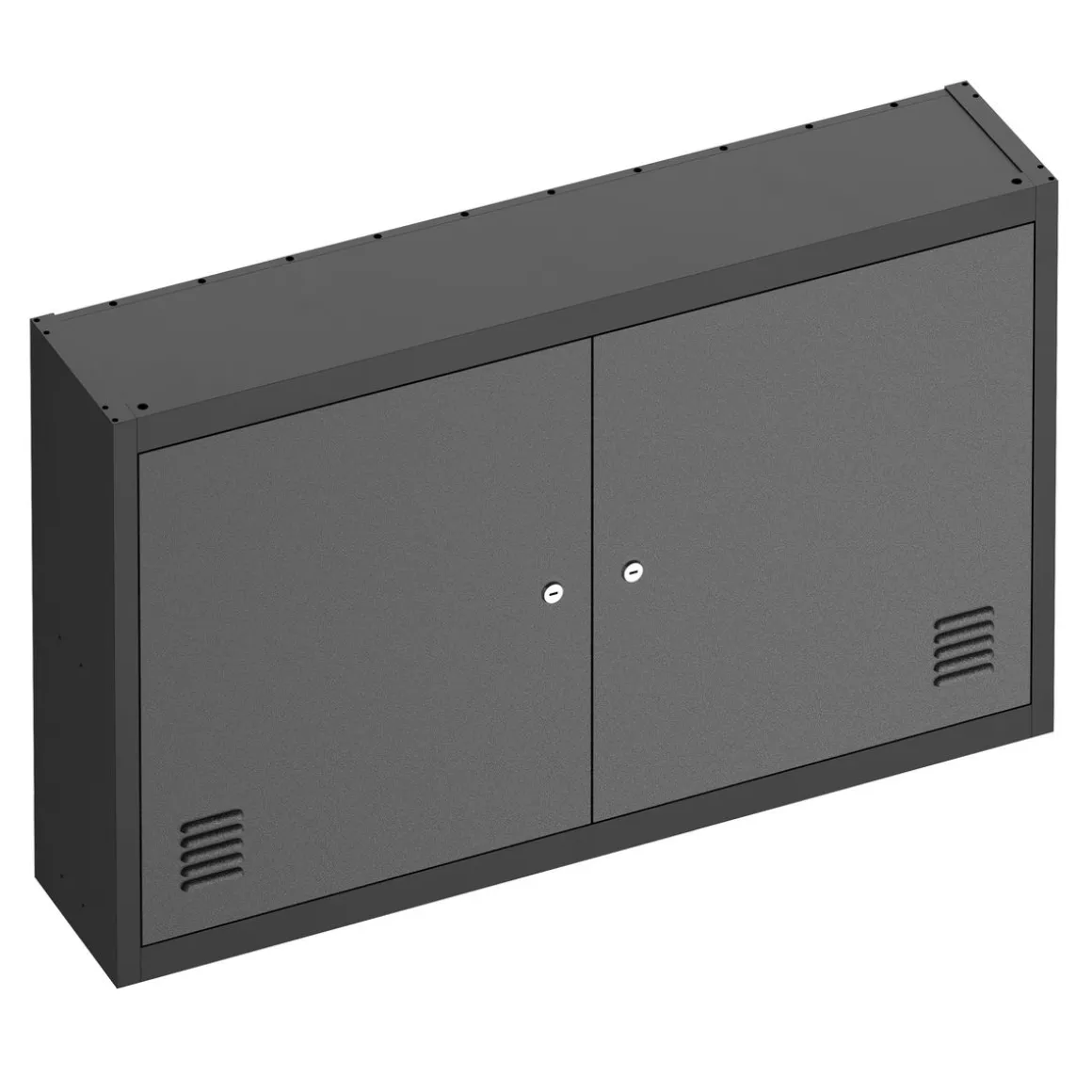 Werkzeugschrank Hängeschrank MAKSIMUS 100 x 60 cm anthrazit/schwarz