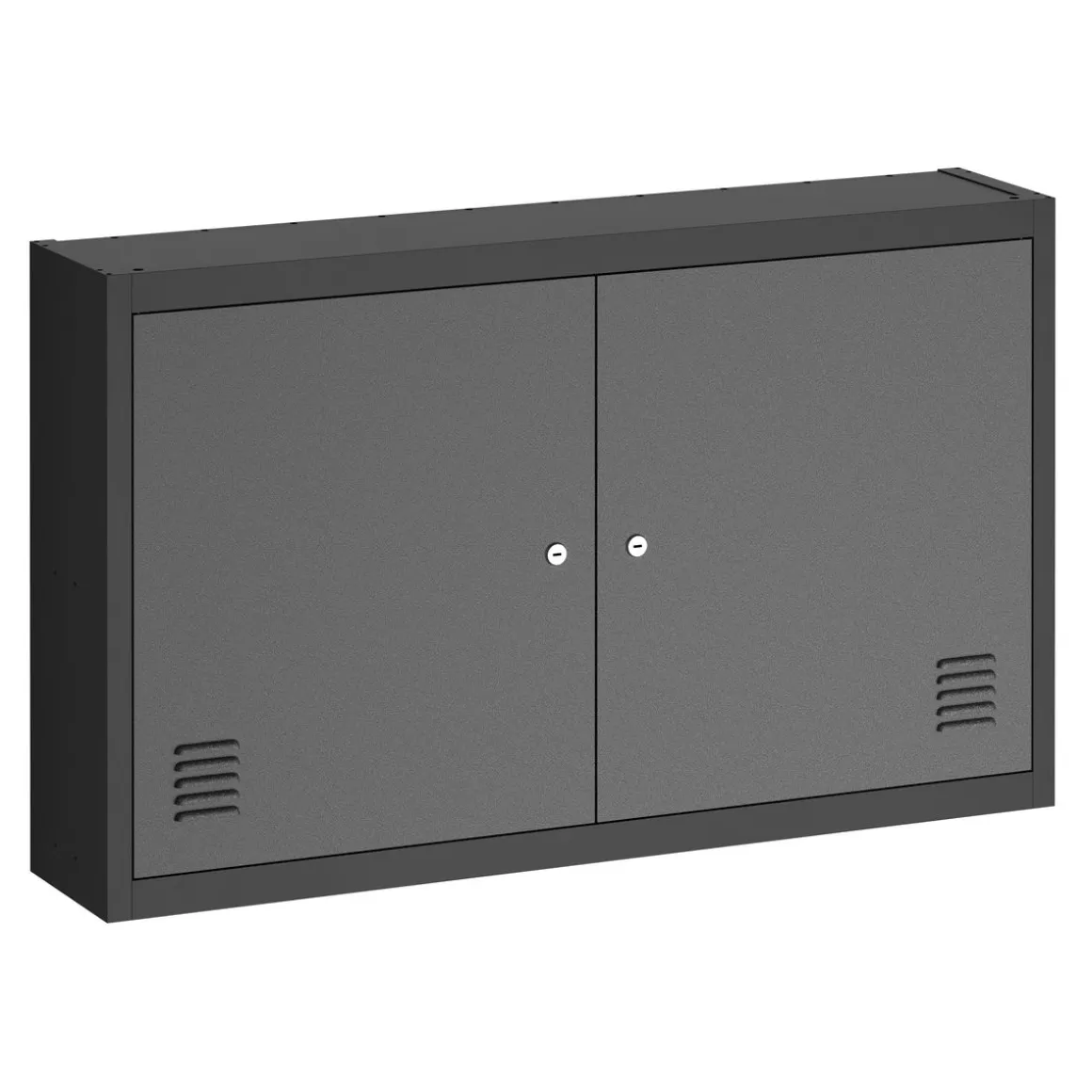 Werkzeugschrank Hängeschrank MAKSIMUS 100 x 60 cm anthrazit/schwarz