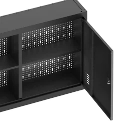 Werkzeugschrank Hängeschrank MAKSIMUS 100 x 60 cm anthrazit/schwarz
