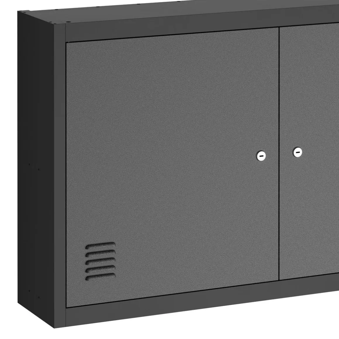 Werkzeugschrank Hängeschrank MAKSIMUS 100 x 60 cm anthrazit/schwarz