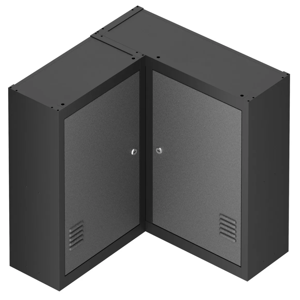 Werkzeugschrank Hängeschrank MAKSIMUS 60 x 60 cm anthrazit/schwarz