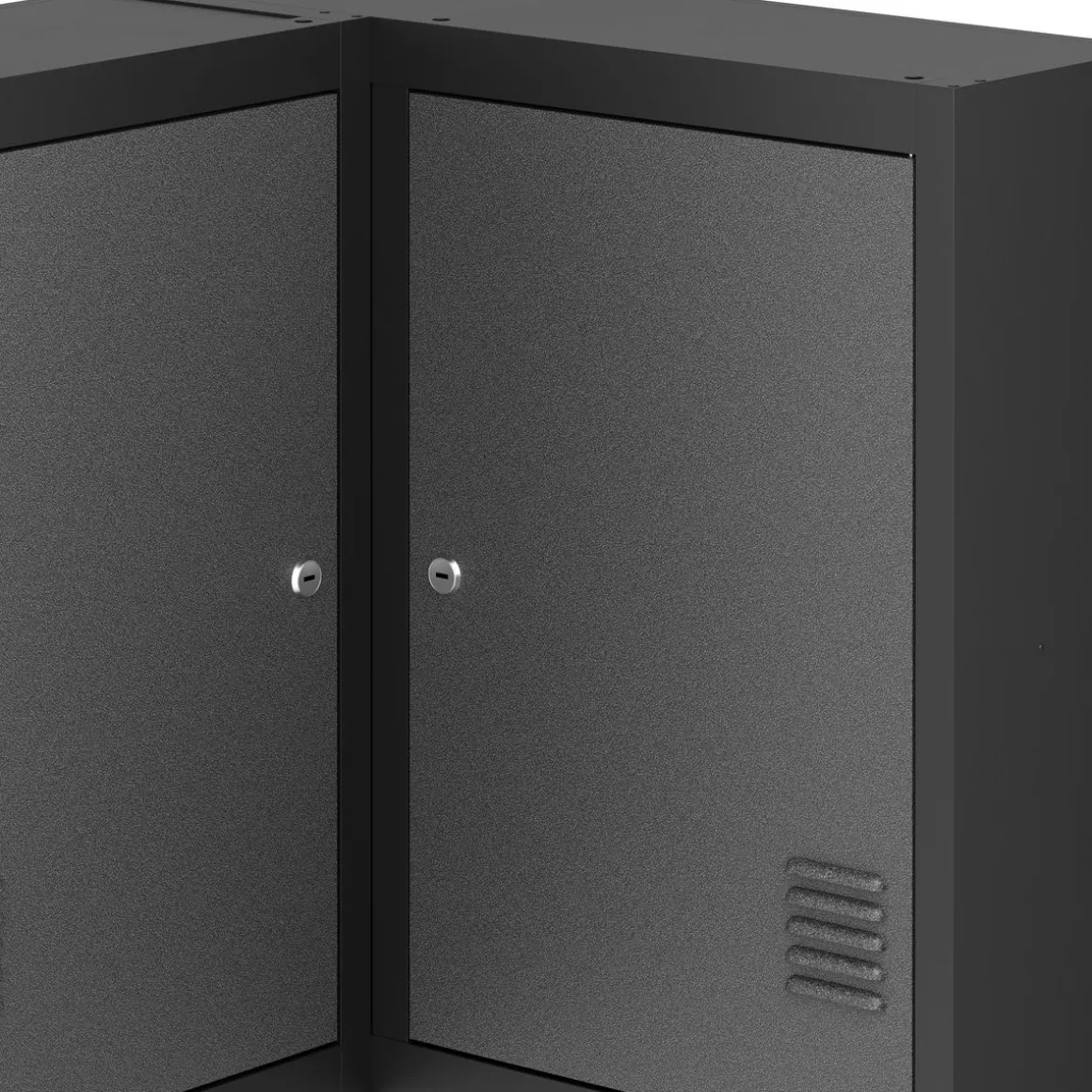 Werkzeugschrank Hängeschrank MAKSIMUS 60 x 60 cm anthrazit/schwarz