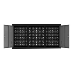 Werkzeugschrank mit Lochwand 120 x 60 cm