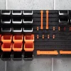Werkzeugwand mit Stapelboxen 43-teilig