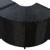 Whirlpool Rattan Umrandung quadratisch