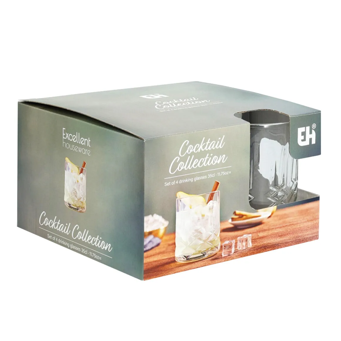Whiskyglas 4er Set 350 ml