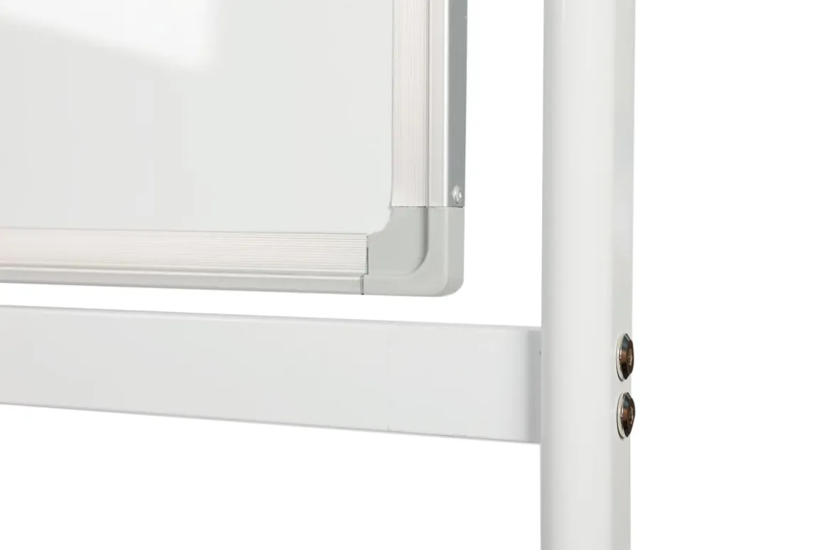 Whiteboard freistehend doppelseitig 120 x 90 cm