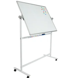 Whiteboard freistehend doppelseitig 120 x 90 cm