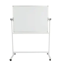 Whiteboard freistehend doppelseitig 120 x 90 cm