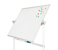 Whiteboard freistehend doppelseitig 120 x 90 cm