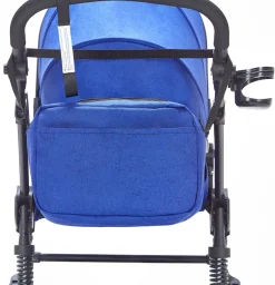 Wickeltasche blau