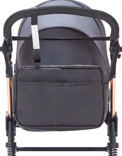 Wickeltasche schwarz