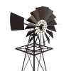 Windrad rostig 120 cm