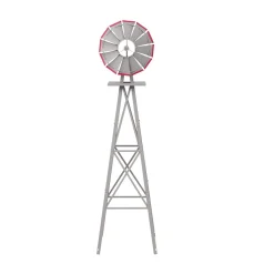 Windrad silber 125 cm