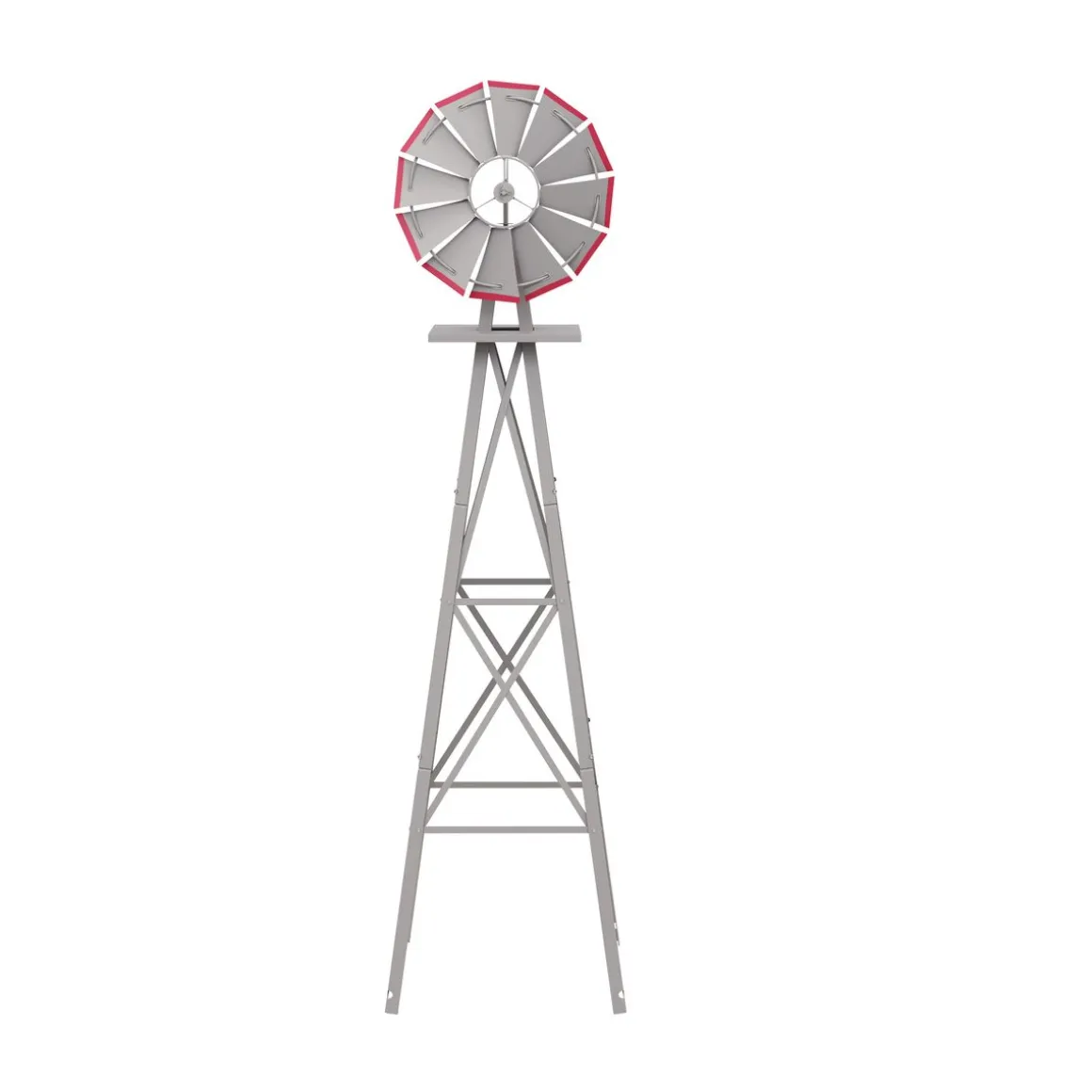 Windrad silber 125 cm
