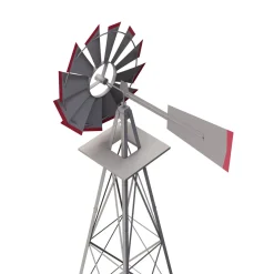 Windrad silber 125 cm