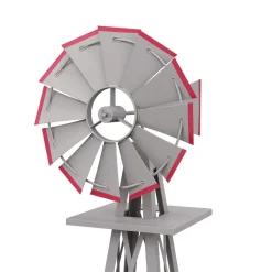 Windrad silber 125 cm