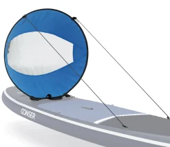 Windsegel für SUP und Kajak blau