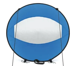Windsegel für SUP und Kajak blau