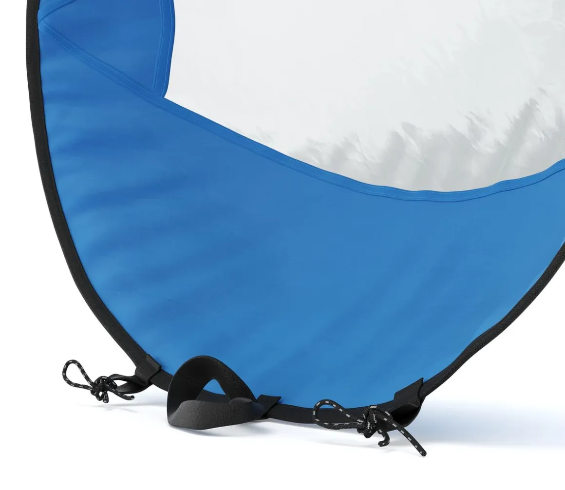 Windsegel für SUP und Kajak blau