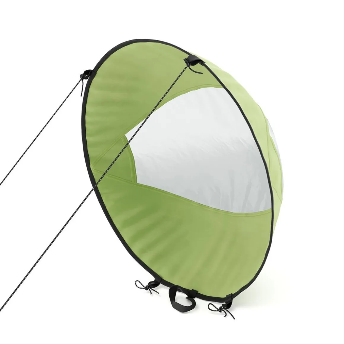 Windsegel für SUP und Kajak grün