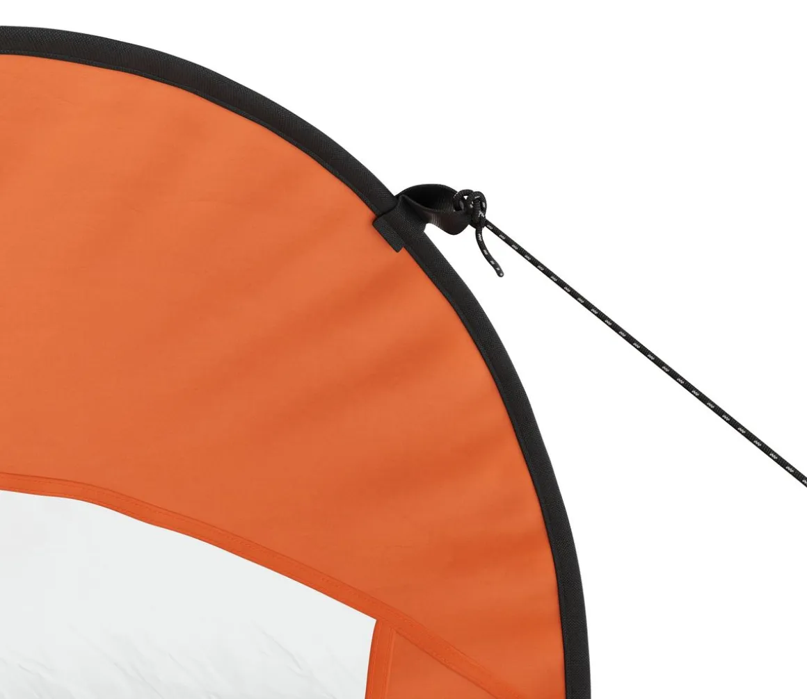 Windsegel für SUP und Kajak orange