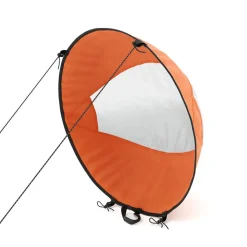 Windsegel für SUP und Kajak orange