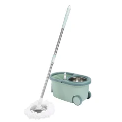 Wischmopp mit Eimer mint