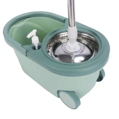Wischmopp mit Eimer mint