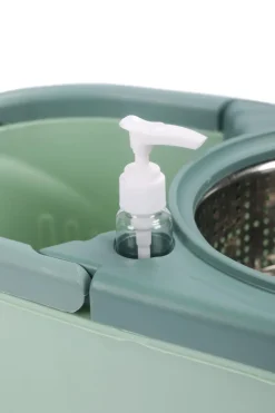 Wischmopp mit Eimer mint