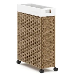 Wäschekorb Rattan 1 Fach 66L braun