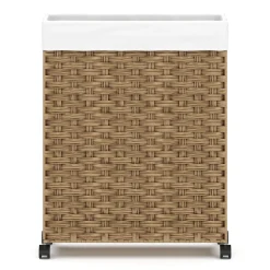 Wäschekorb Rattan 1 Fach 66L braun