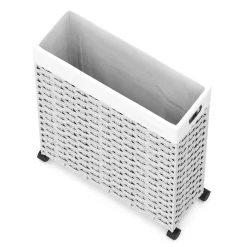 Wäschekorb Rattan 1 Fach 66L weiss