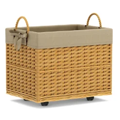 Wäschekorb Weide 1 Fach 130L natur | GONSER.CH