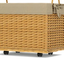 Wäschekorb Weide 1 Fach 130L natur | GONSER.CH